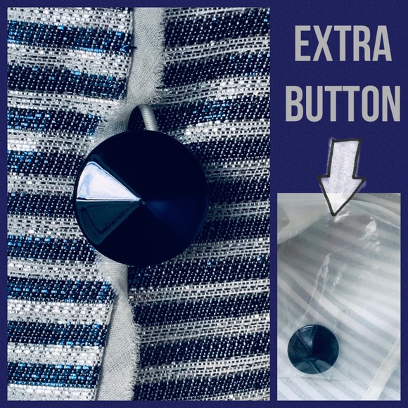 HOST PIC Armani Collezioni Metallic Blazer 14 NWT - Picture 6 of 8